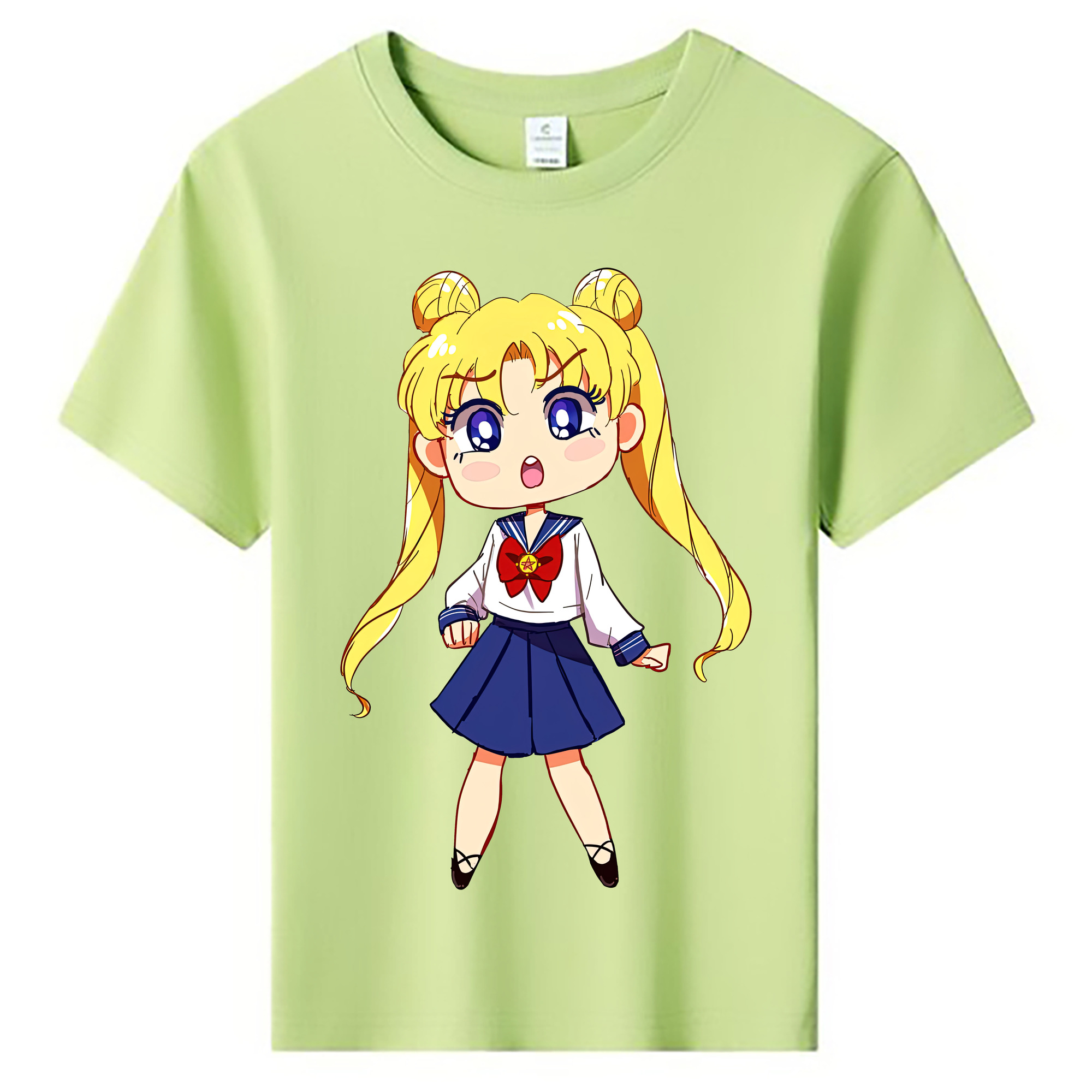 （画像用） 美少女戦士セーラームーン 愛野 美奈子 あいの みなこ Sailor Moon Aino Minako 綿100％キッズTシャツ（フロントプリント）